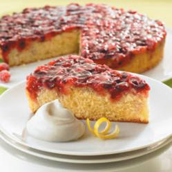 Festive Cranberry Upside Down Cake from Land O'Lakes